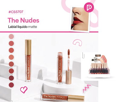 Pink 21 Labial The Nudes