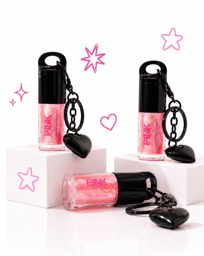 Pink 21 Lip Gloss Pink Shock Collection + Llavero
