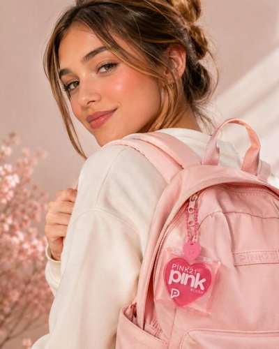 Pink 21 Rubor Cremoso con Llavero