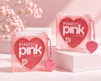 Pink 21 Rubor Cremoso con Llavero