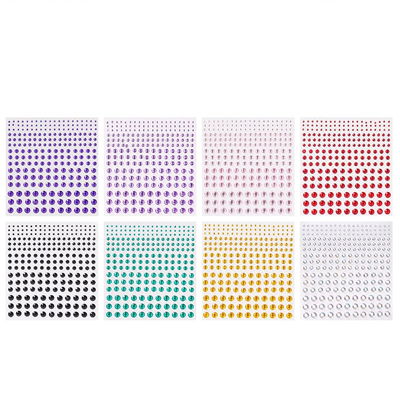 Plancha de stickers 3D autoadhesivos Colores