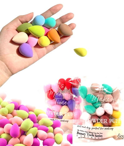 Set de 25 Esponjas Puff mini