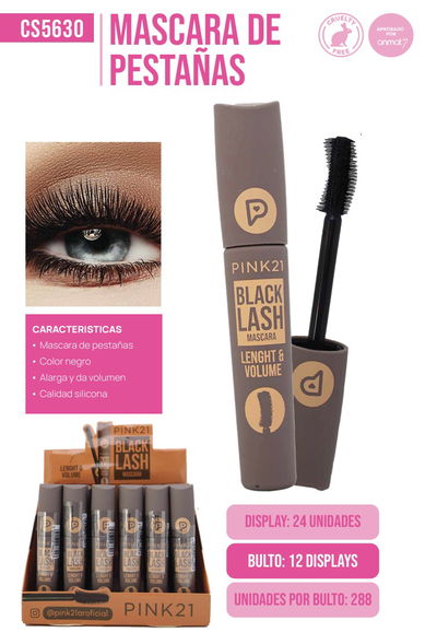 Pink 21 Mascara Black Lash