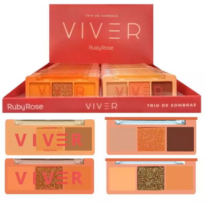 Ruby Rose Viver Trio de sombra grupo Orange