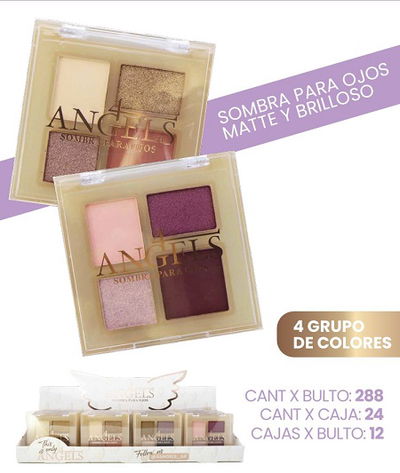 4Angels Paleta de sombras mixtas 