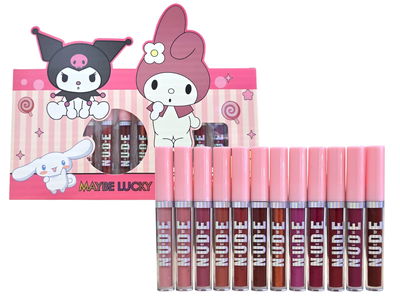 Set de 12 labiales Sanrio