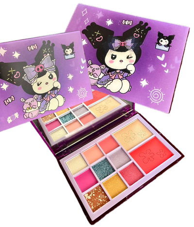 Paleta Sanrio Holografica 9 Sombras + Rubor + Iluminador