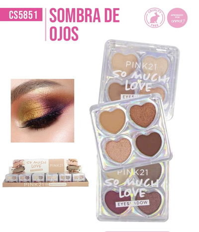 Pink 21 Paleta de sombra So Much Love