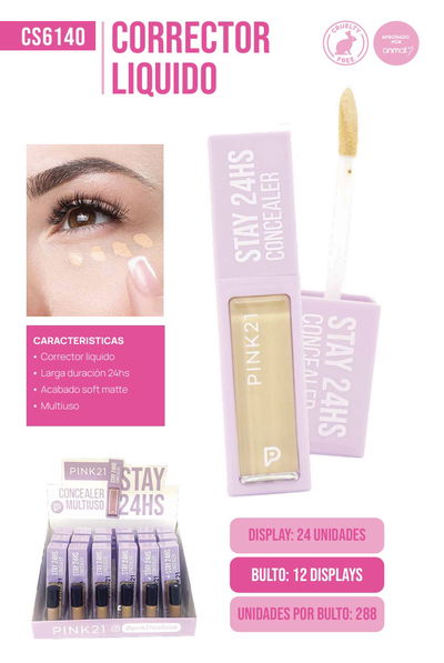 Pink 21 Corrector Stay 24hs