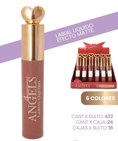 4 Angels Labial liquido corazon