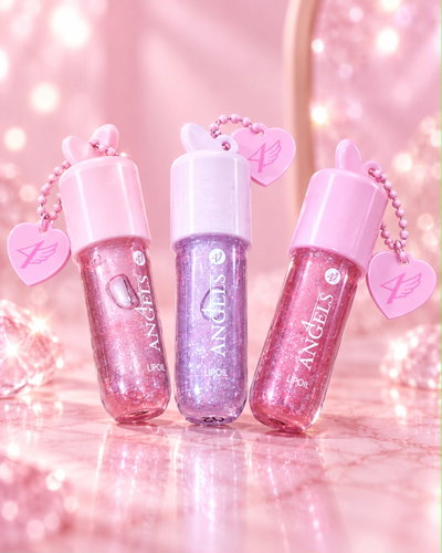 4Angels Lip Gloss + LLavero
