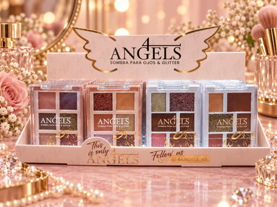 4Angels Paleta de Sombras mixtas con glitter