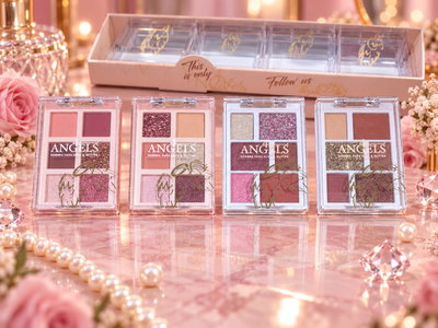 4Angels Paleta de Sombras mixtas con glitter