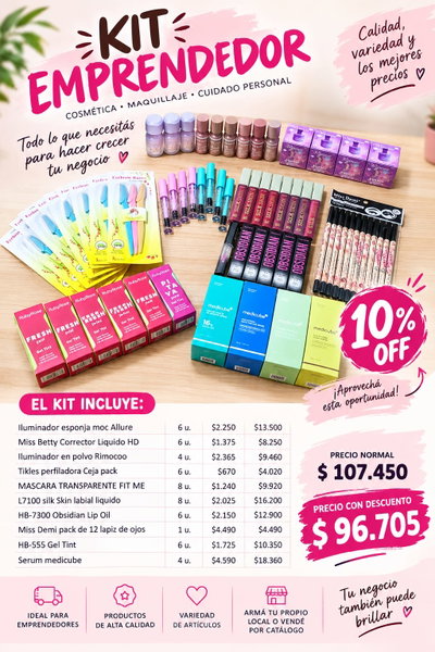 OFERTA  Kit Emprendedor 10% off 66 articulos