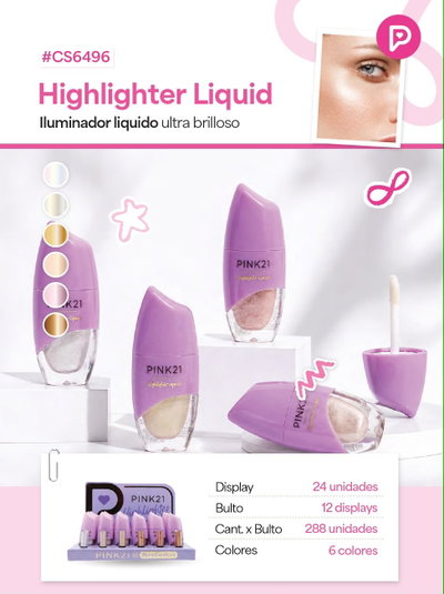Pink 21 Iluminador Liquido Multiuse