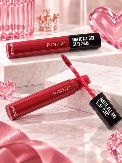 Pink 21  Labial Liquido Matte All Day 24hs