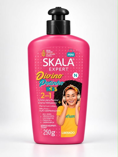 Skala crema para peinar  Divino Potinho Expert Kids