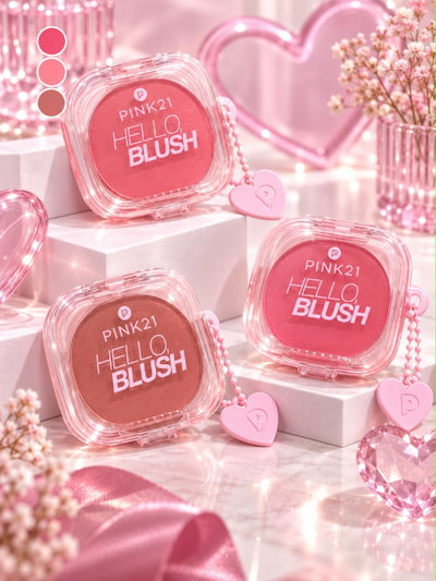 Pink 21 Rubor Hello + Llavero