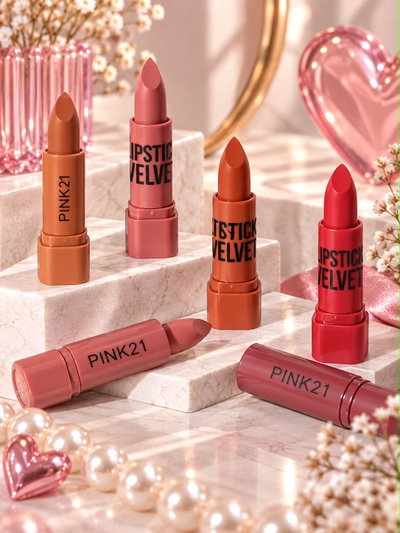 Pink 21 Labial Barra Velvet