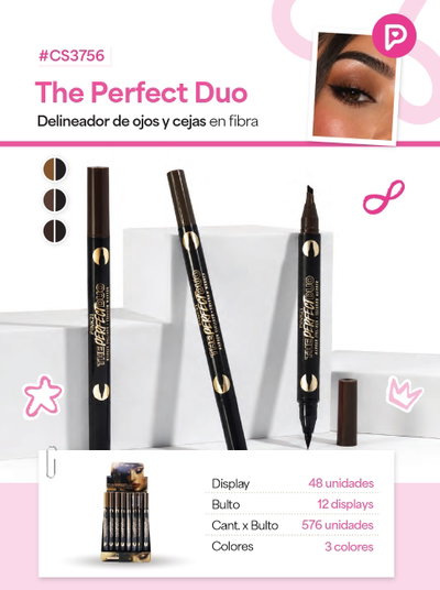 Pink 21 Delineador Perfect Duo Ojo y Cejas