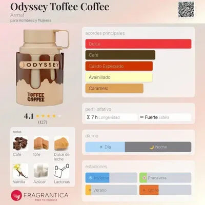 Perfume Odyssey Toffee Coffee 