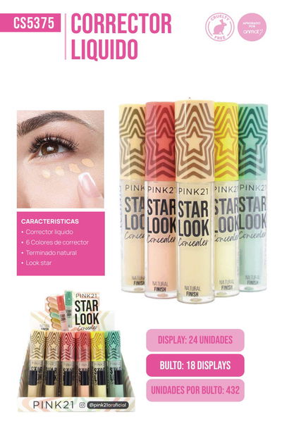 Pink 21 Star Look Concealer