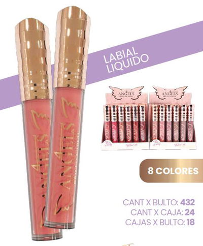 4 Angels Labial Liquido 12 tonos