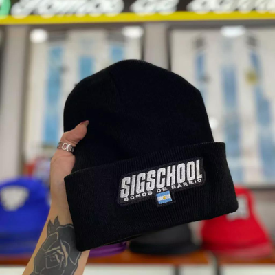 GORRO LANA SIG SCHOOL NEGRO