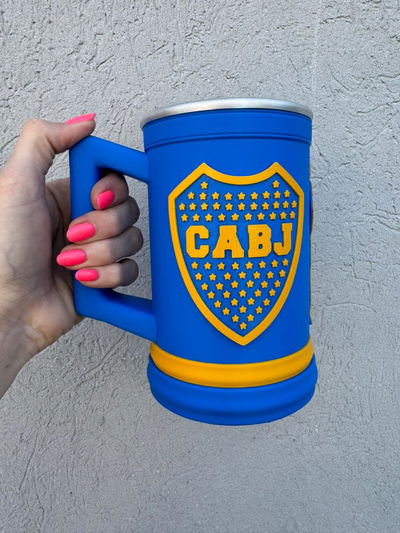 JARRA BOCA JUNIORS 500ML EDICION 25 AÑOS FINAL CON REAL MADRID