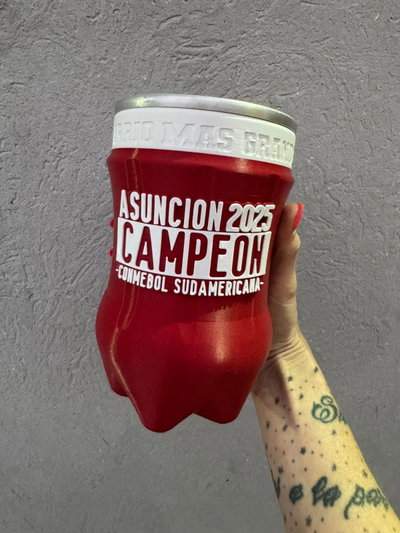 BOTELLA CORTADA LANUS CAMPEON