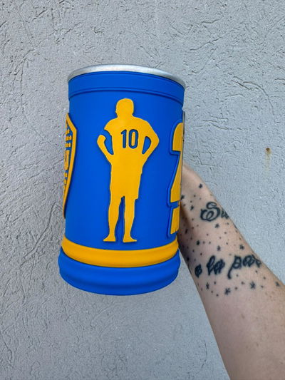 JARRA BOCA JUNIORS 500ML RIQUELME EDICION 25 AÑOS FINAL CON REAL MADRID