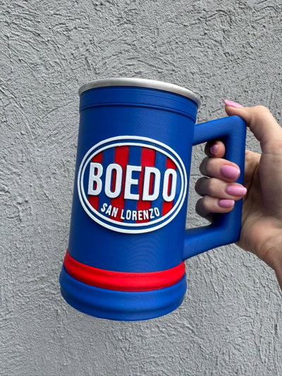 JARRA 500ml SAN LORENZO EN COLOR AZUL BOEDO