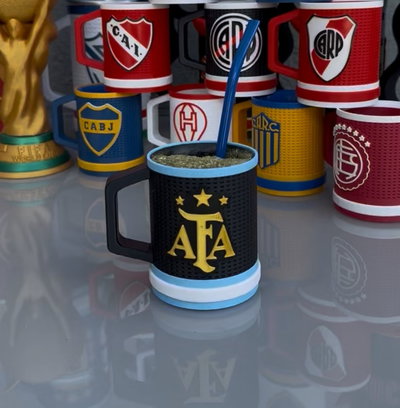 MATE JARRITA ARGENTINA NEGRO