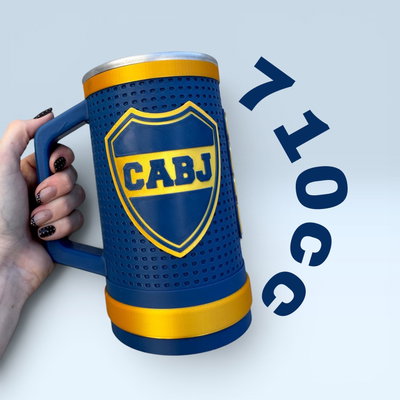 JARRA 710cc BOCA AZUL Y ORO