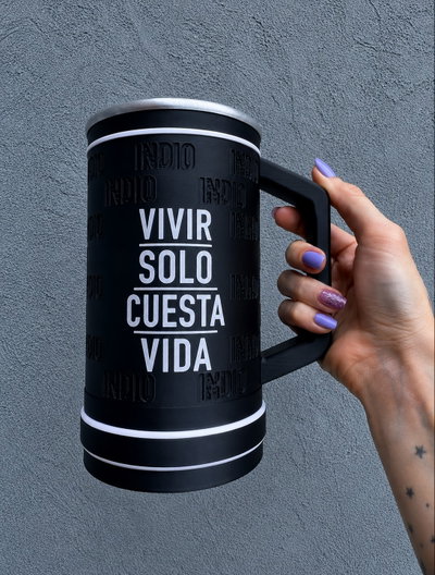 JARRA 1 LITRO INDIO VIVIR SOLO CUESTA VIDA