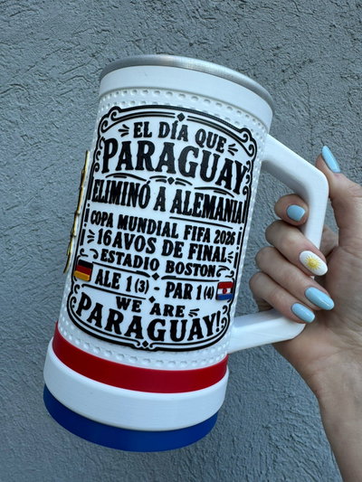 JARRA 1 LITRO PARAGUAY BLANCA
