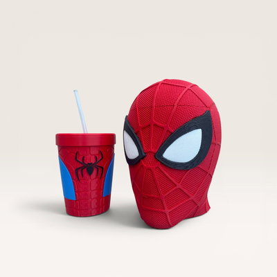 COMBO POCHOCLERA + VASO MILK SPIDERMAN