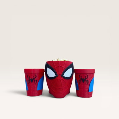 COMBO PAREJA: POCHOCLERA + 2 VASOS SPIDERMAN