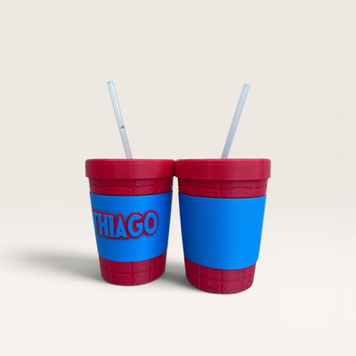 COMBO PAREJA: POCHOCLERA + 2 VASOS SPIDERMAN