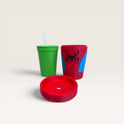 VASO MILKSHAKE SPIDERMAN X2
