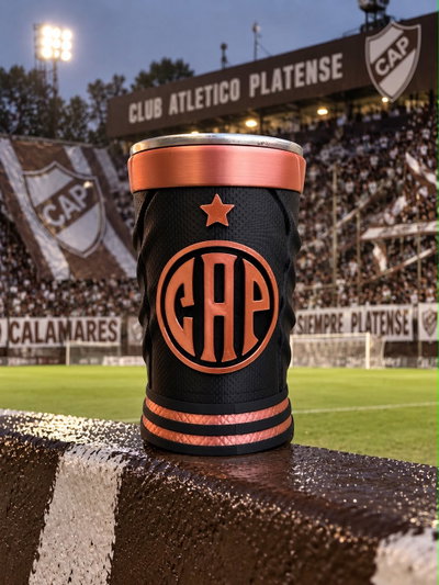 VASO CAMISETA 710ML PLATENSE NEGRO