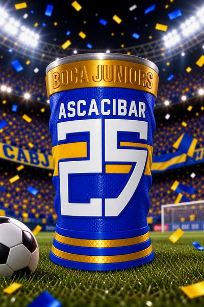 VASO CAMISETA 710ML BOCA PERSONALIZABLE