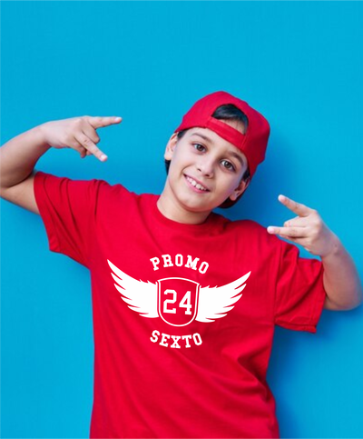 Egresados Primaria Remera Algodón Estampada