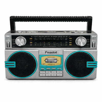 PARLANTE BLUETOOTH Y RADIO VINTAGE RECARGABLE