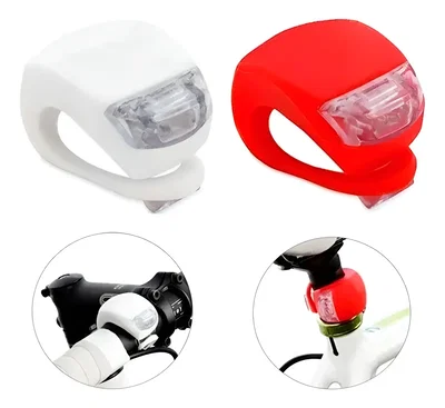 Kit De Luces Led Delantera Y Trasera Silicona Hj008-2