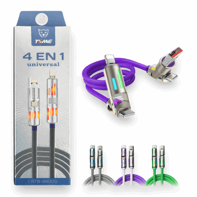 CABLE DE DATOS 4 EN 1 UNIVERSAL TIME