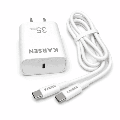 CARGADOR USB C CON CABLE TIPO C 35W