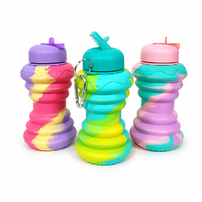 BOTELLA PLASTICA INFANTIL PLEGABLE
