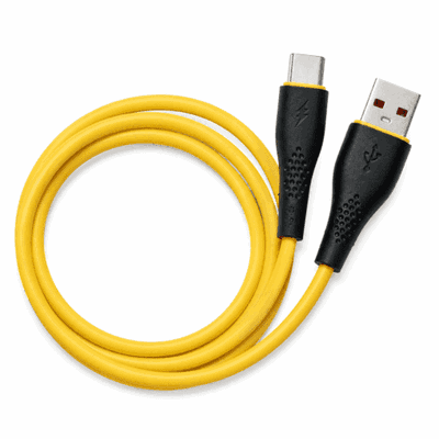 CABLE USB A TIPO C 6A 1M AMARILLO