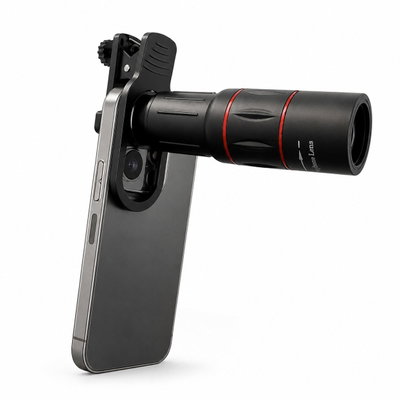 TELESCOPIO MONOCULAR PARA CELULAR CON CLIP